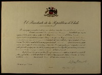 [Carta credencial] [a] Gabriela Mistral, Cónsul Particular en Oporto, [Portugal]