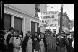 Chile Sul [Sur] Temuco Allende con mapuches