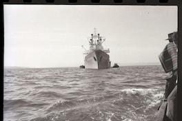 [Nave Sierra maestra llegando al puerto de Talcahuano]