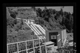 Transformadores en el patio de Alta Tensión, donde la energía generada de 6.900 voltios es elevada a 66.000 voltios