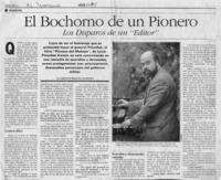 El bochorno de un pionero  [artículo] Soledad Miranda Herrera.