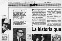 La historia que todavía no hace historia  [artículo] Carmen Mera O.