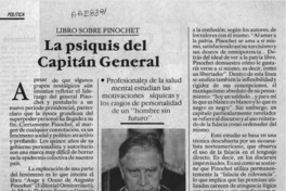 La psiquis del Capitán General