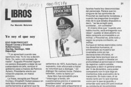 Yo soy el que soy  [artículo] Marcelo Maturana.