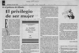 El privilegio de ser mujer