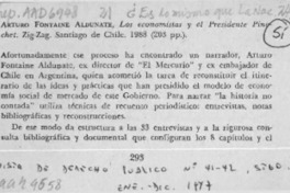 Arturo Fontaine Aldunate, "Los economistas y el Presidente Pinochet"