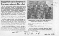 Presentan segundo tomo de las memorias de Pinochet  [artículo].