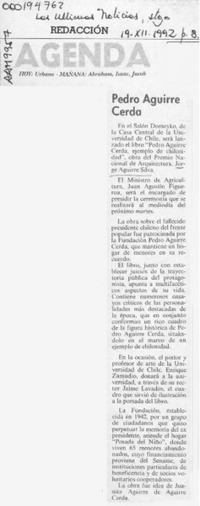 Pedro Aguirre Cerda  [artículo].