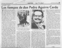 Los tiempos de don Pedro Aguirre Cerda  [artículo] Filebo.