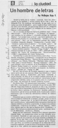 Un hombre de letras