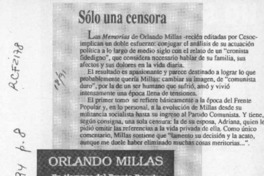 Sólo una censora  [artículo].