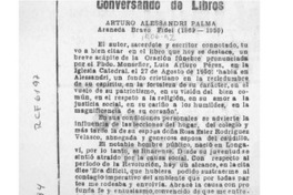 Conversando de libros  [artículo].