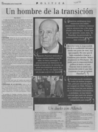 Un hombre de la transición