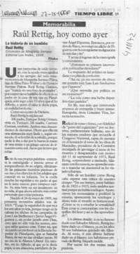 Raúl Rettig, hoy como ayer  [artículo] Filebo
