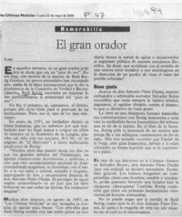 El gran orador  [artículo] Filebo