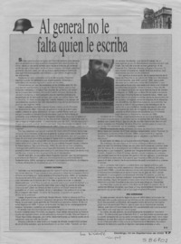 Al general no le falta quien le escriba  [artículo] R. A.