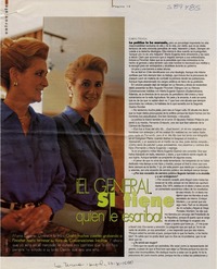 ¡El general si tiene quien le escriba!  [artículo] María Eugenia Oyarzún