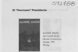 El "hermano" presidente  [artículo] Leonardo Cáceres C.