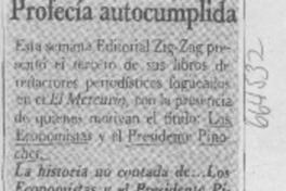 Profecía autocumplida.