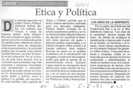 Ética y política.