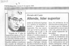 Allende, lider superior