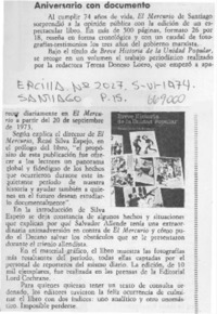 Aniversario con documento.