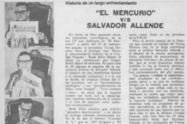 El Mercurio vs Salvador Allende.