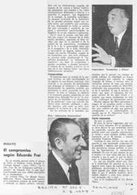 El compromiso según Eduardo Frei