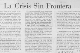 La crisis sin fronteras