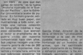 Historia ilustrada de la guerra del Pacífico.