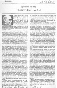 El último libro de Frei