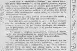 Chile bajo la democracia cristiana"