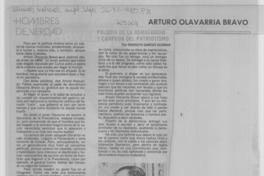 Paladín de la democracia y campeón del patriotismo