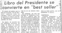 Libro del presidente se convierte en "best seller".