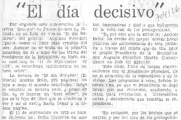 El día decisivo"