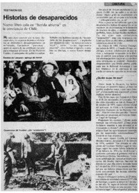 Historias de desaparecidos: [entrevista]