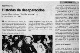 Historias de desaparecidos: [entrevista]