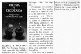 Iglesia y dictadura.