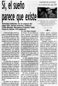 Sí, el sueño parece que existe