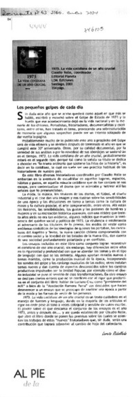 Los pequeños golpes de cada día