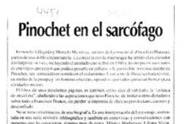 Pinochet en el sarcófago