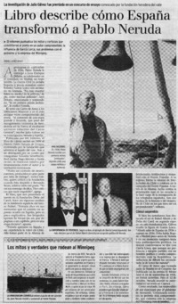 Parte impresión de biografía de Frei Montalva.