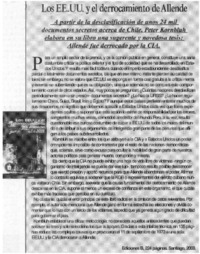 Los EE.UU. y el derrocamiento de Allende