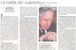 La caída del supremo