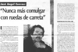 Nunca más comulgar con ruedas de carreta [entrevista]
