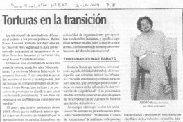 Toruras en la transición