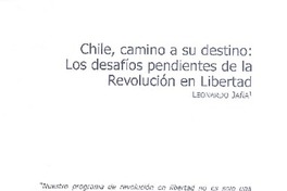 "América Latina tiene un destino"