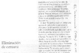 Eliminación de censura