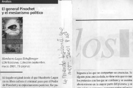 El general Pinochet y el mesianismo político  [artículo] Jorge Palacios C.