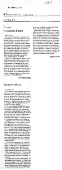 Arturo Alessandri Palma  [artículo] Carlos Celis Atria.